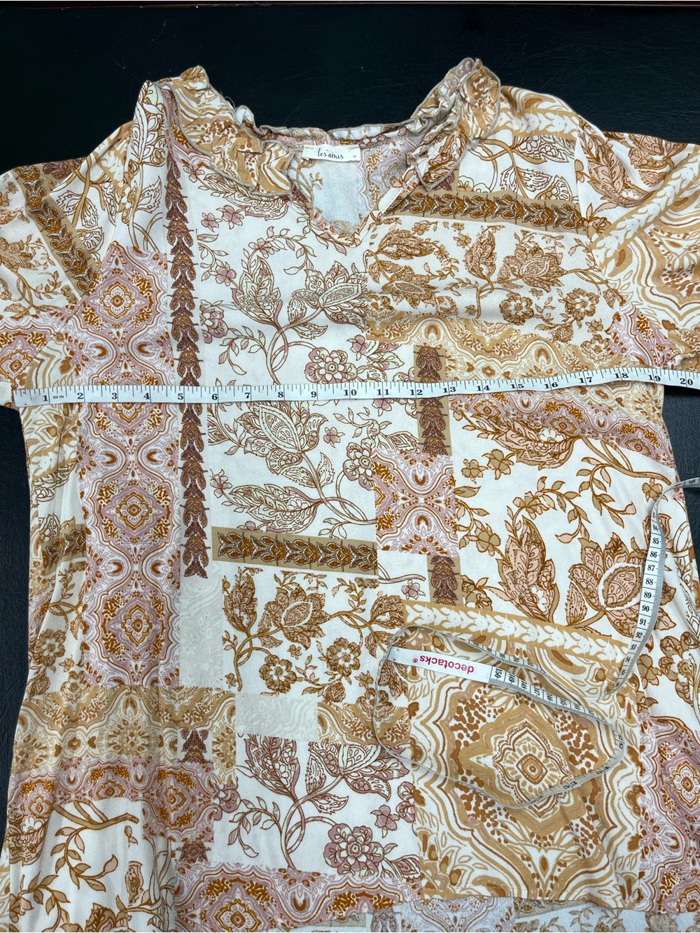 Les Amis boho blouse size medium - Picture 7 of 9